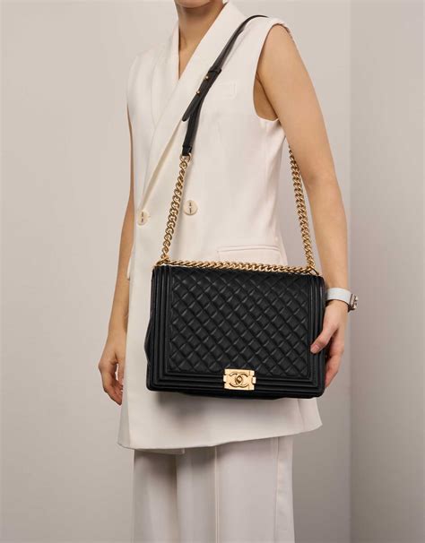 chanel boy quilted large flap bag|Chanel quilted single flap bag.